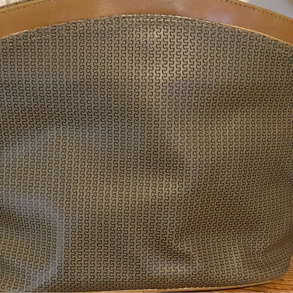 Vintage Charles Jourdan Actif Paris Women's Crossbody Bag in Brown and Gray Tan - Picture 10 of 15